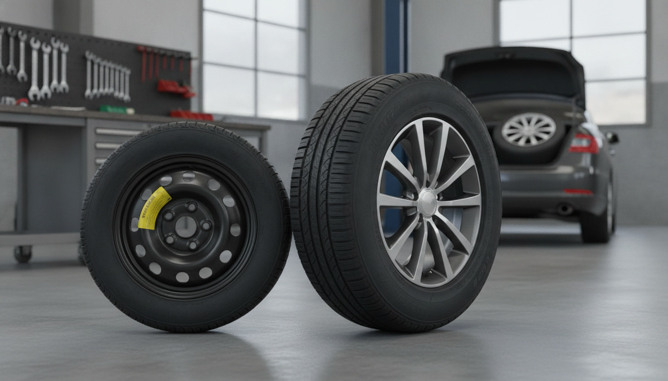 Donut Spare vs. Full-Size Spare: How Far and How Fast?