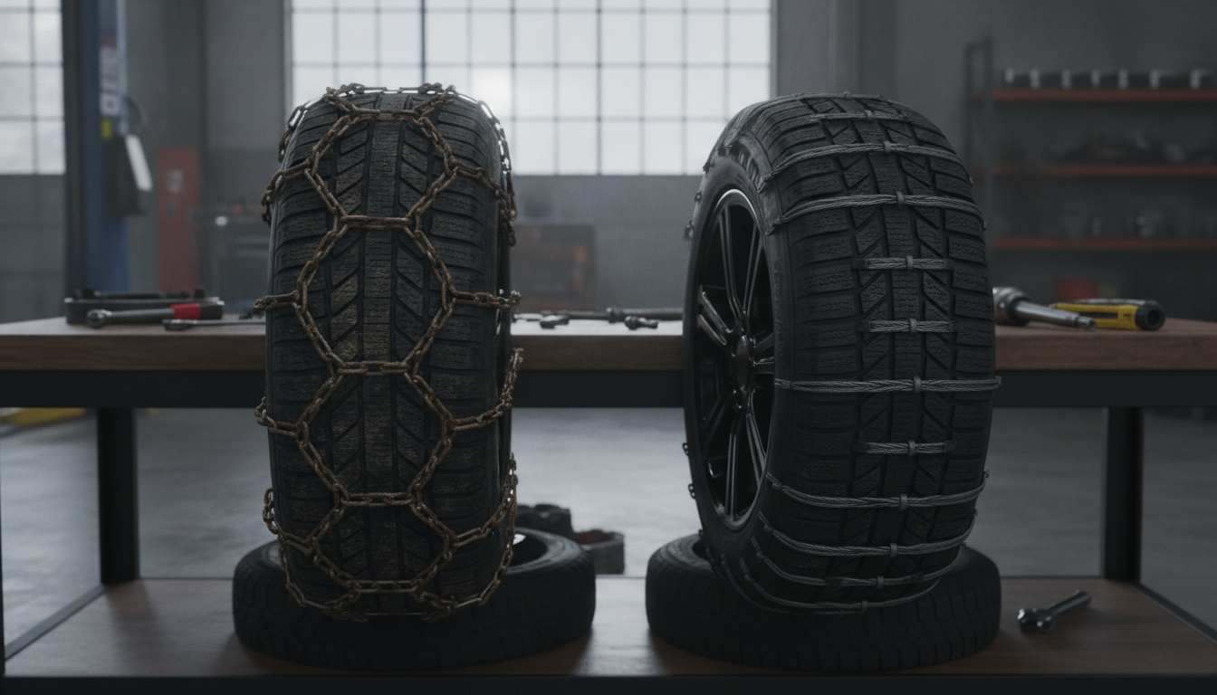 Tire Chains vs Cables vs Socks: Winter Traction Options